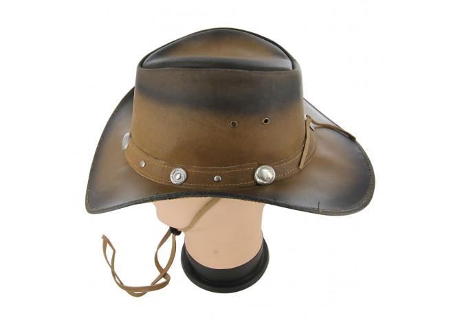 Dress to Kill Leather Buffalo Nickel Hat - Medieval Depot