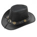Outdoor Leather American Stockyard Hat - Medieval Depot