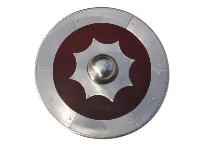 Armored Norse Land Scandinavian Round Shield - Medieval Depot