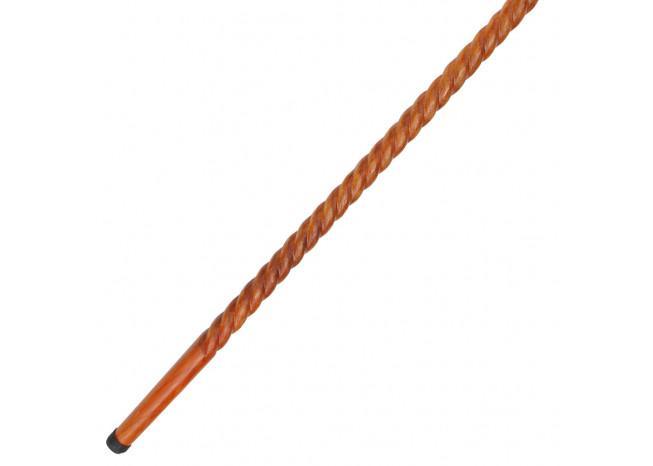 Handmade London Banker Wooden Spiral Walking Cane - Medieval Depot