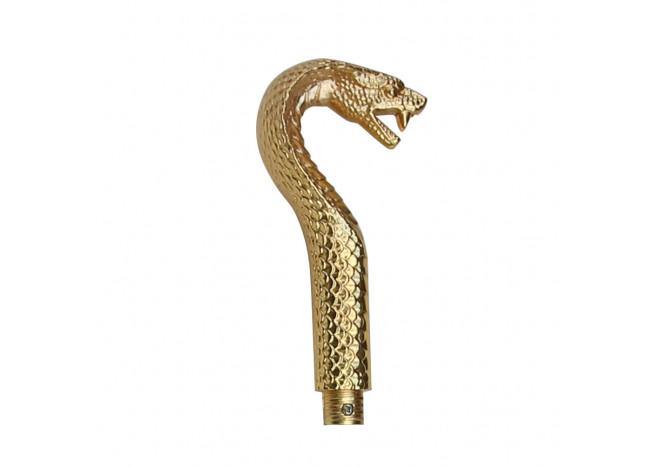 Golden Pharaoh King Cobra Walking Cane - Medieval Depot