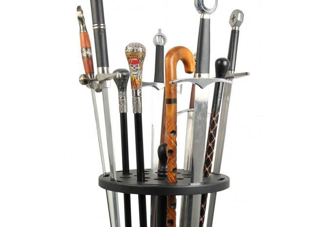 Max Capacity Sword and Cane Stand - Medieval Depot