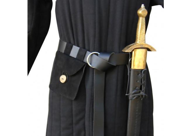 Medieval Conventional Knights Belt with Pouch Frog Set - Medieval Depot