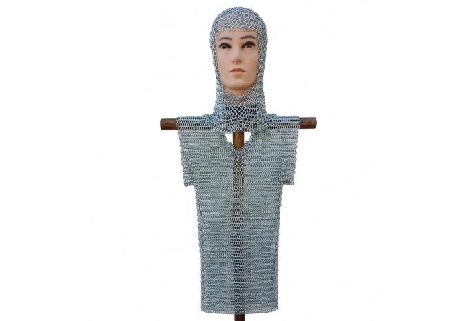 Medieval Half Sleeve Child Haubergeon Chainmail - Medieval Depot