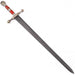 Saint George the Dragon Slayer Damascus Steel Medieval Sword - Medieval Depot