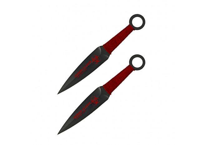 Zombie Slayer Recovery Crew Ninja Sword Throwing Knife Set - Medieval Depot
