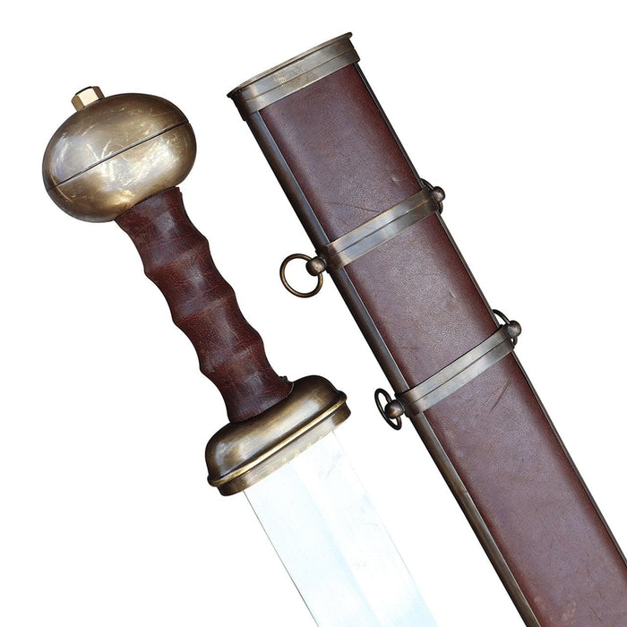 Ancient Roman Legionary Gladius Sword with Scabbard - Medieval Depot