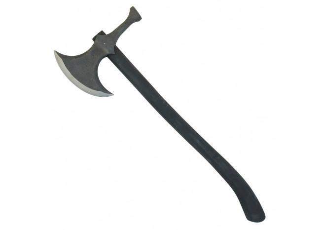 Rustic Barbarian Hammerhead Battle Axe - Medieval Depot