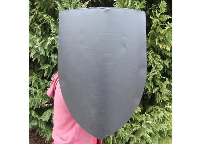 Black Medieval Blank Customizable War Shield - Medieval Depot