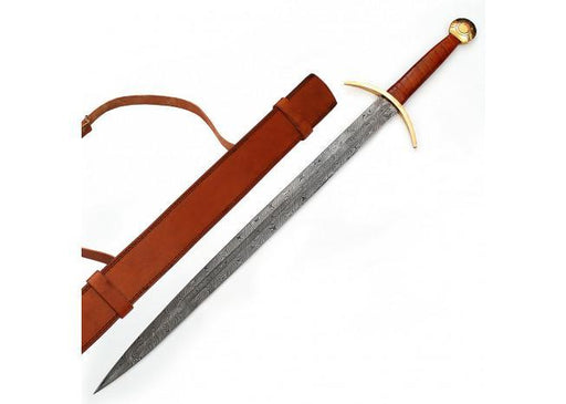 Damascus Blood Frenzy Functional Viking Sword - Medieval Depot