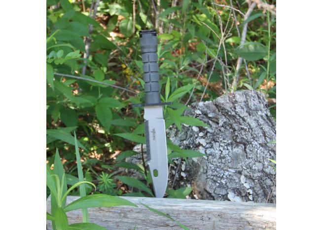 Survivor Special Ops Military Bayonet Knife Silver - Medieval Depot
