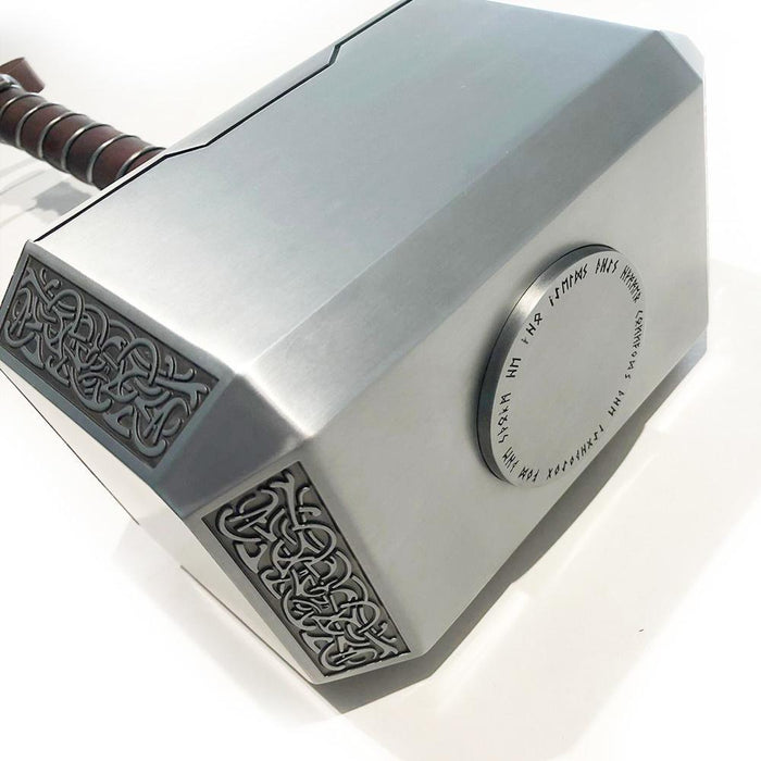 Thor’s Hammer from Norse Mythology, Cosplay Metal Version of Thor Mjölnir, 1:1 Scale Movie Prop Replica of God of Thunder