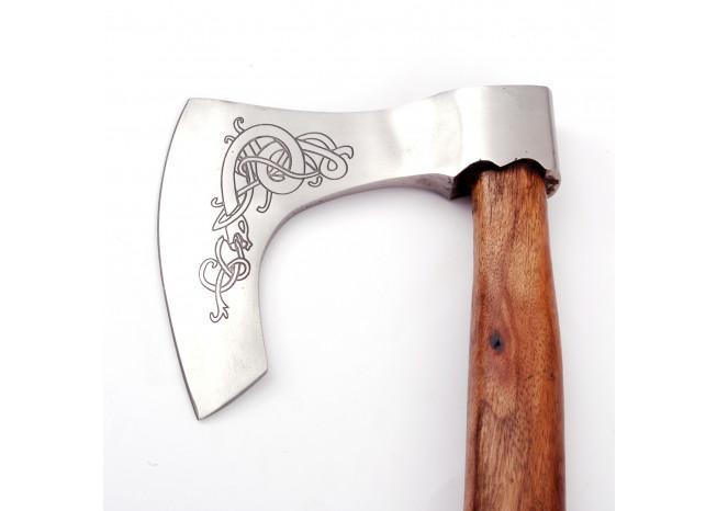 Warrior Shield Maiden Norse Viking Battle Axe | Plain Handle  - Medieval Depot