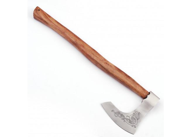 Warrior Shield Maiden Norse Viking Battle Axe | Plain Handle  - Medieval Depot